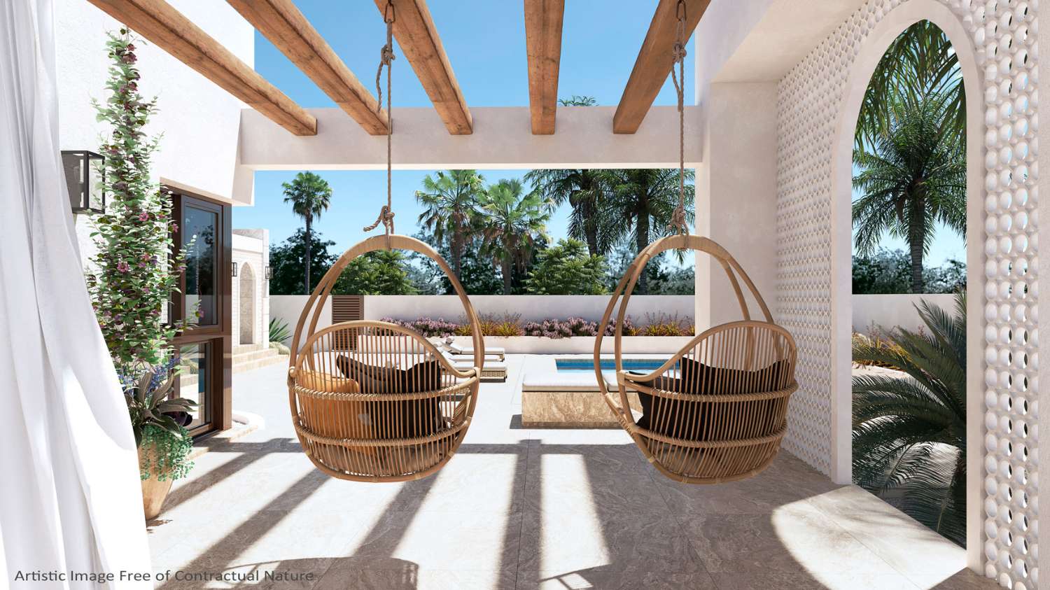 Prächtige neue einstöckige Villa mit Swimmingpool in Ciudad Quesada