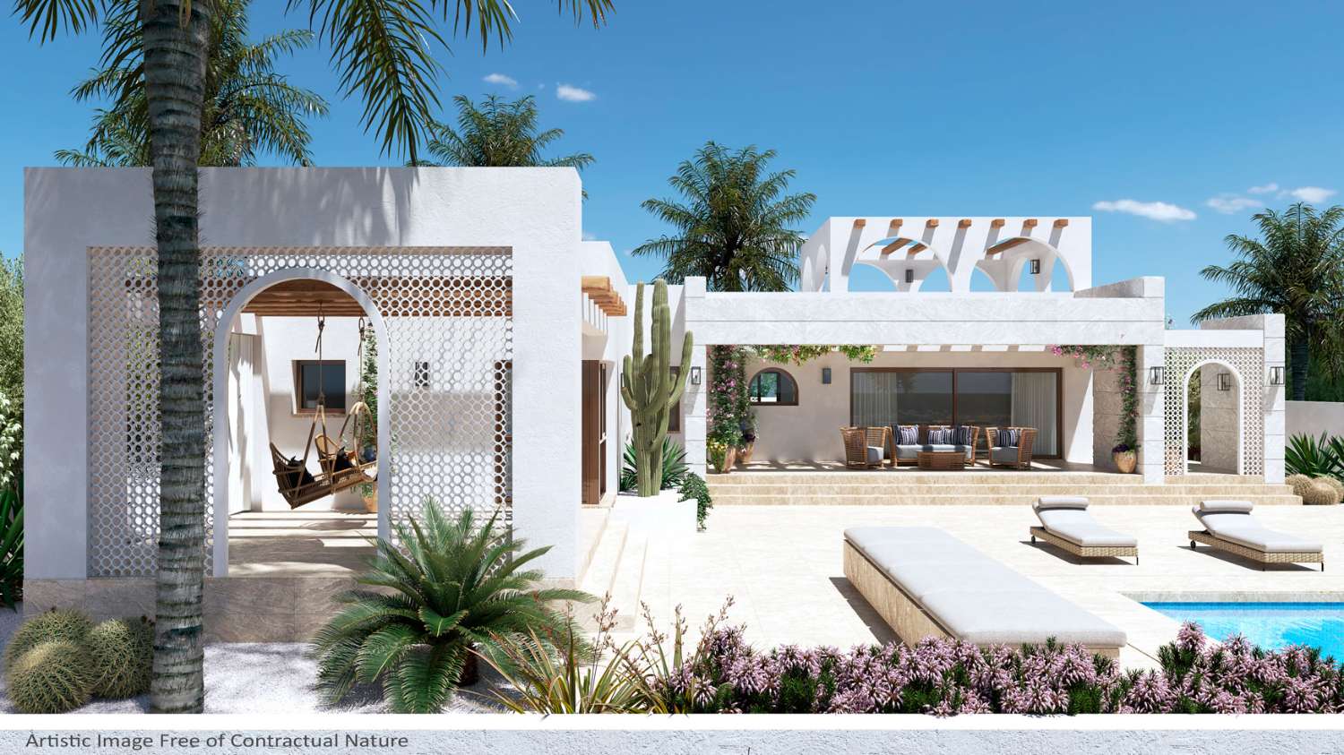 Splendida nuova villa al piano terra con piscina a Ciudad Quesada