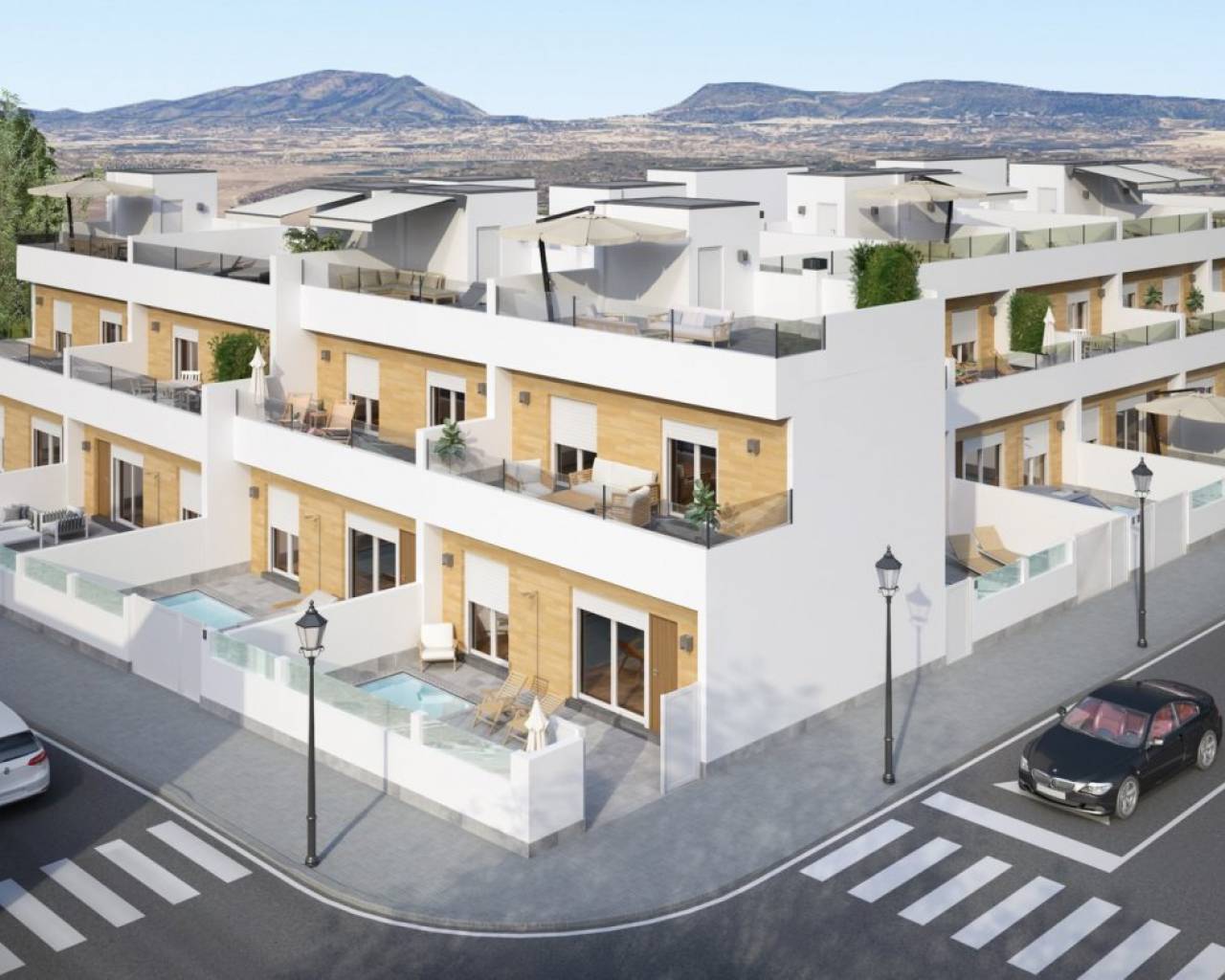 Nuova villa residenziale con piscina privata ad Avileses (Murcia)