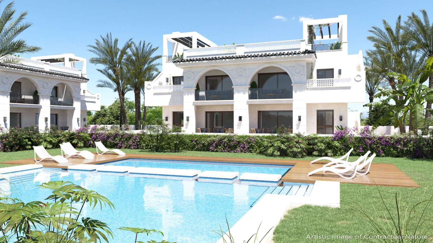 Neue private Residenz mit wunderschönen Apartments im mediterranen Stil in Ciudad Quesada