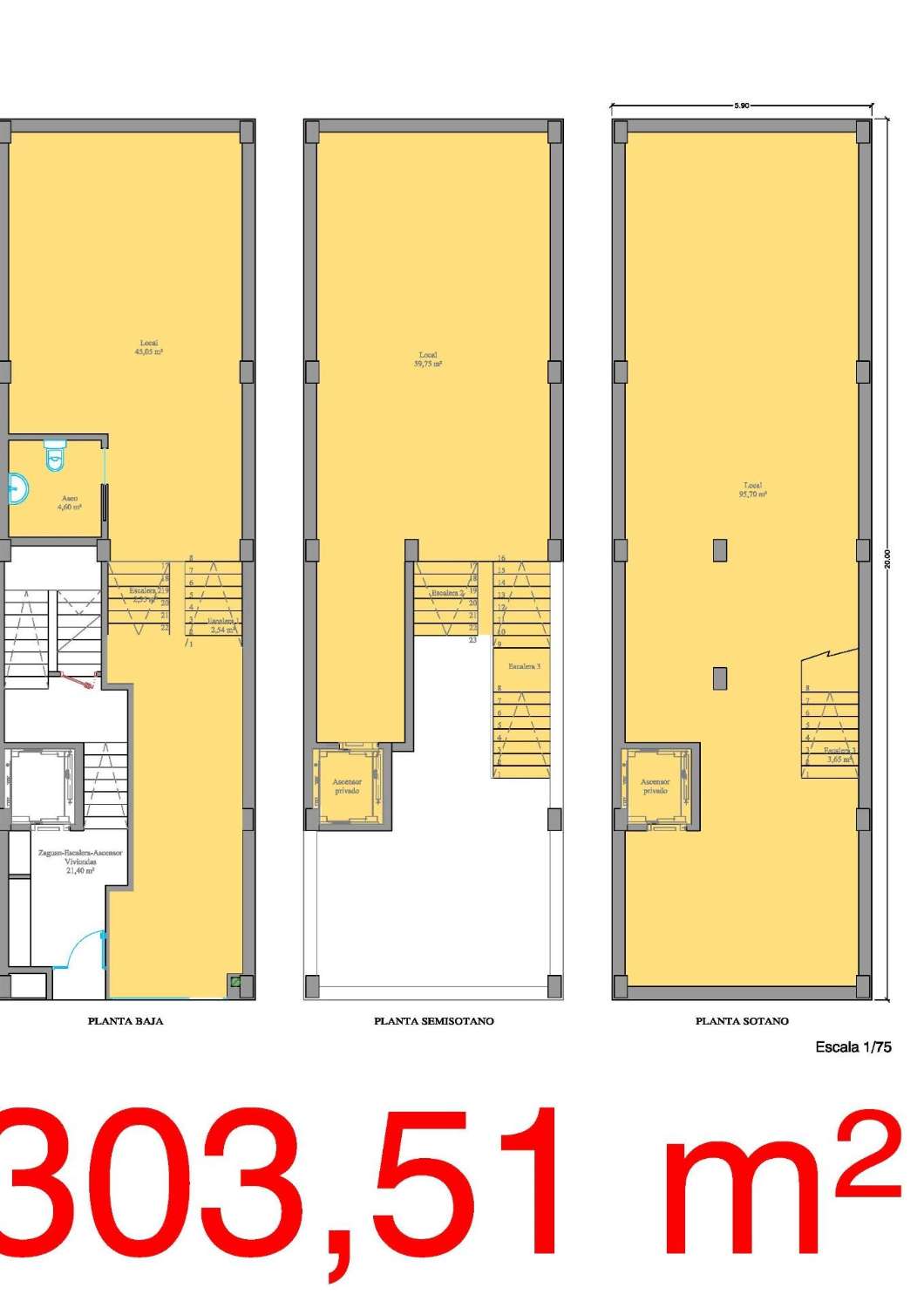 Магазин в продаже в Zona Pueblo (Guardamar del Segura)