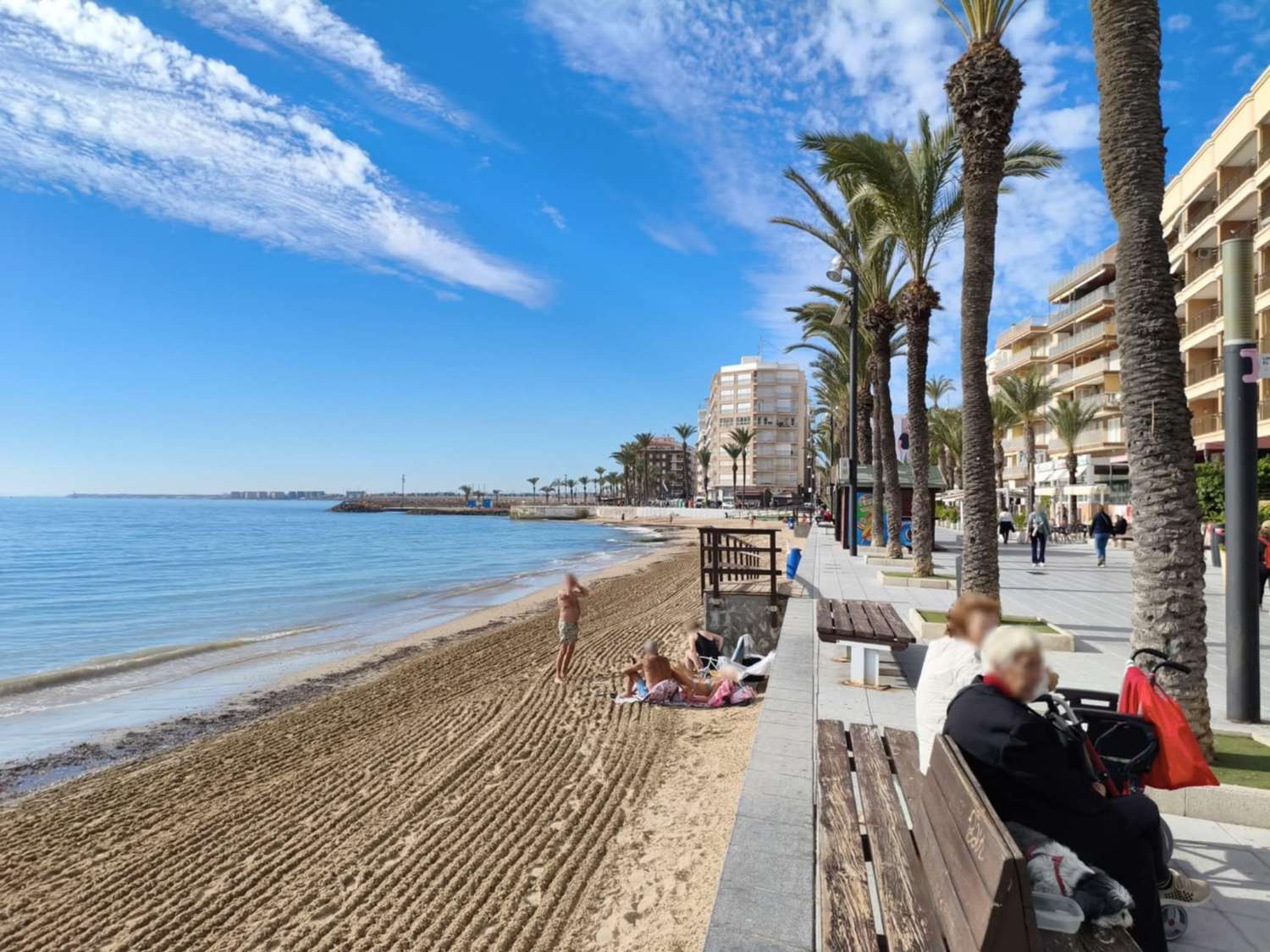 Flott mulighet med turistinformasjon, leilighet med 2 soverom 150 meter fra Playa Del Cura Torrevieja
