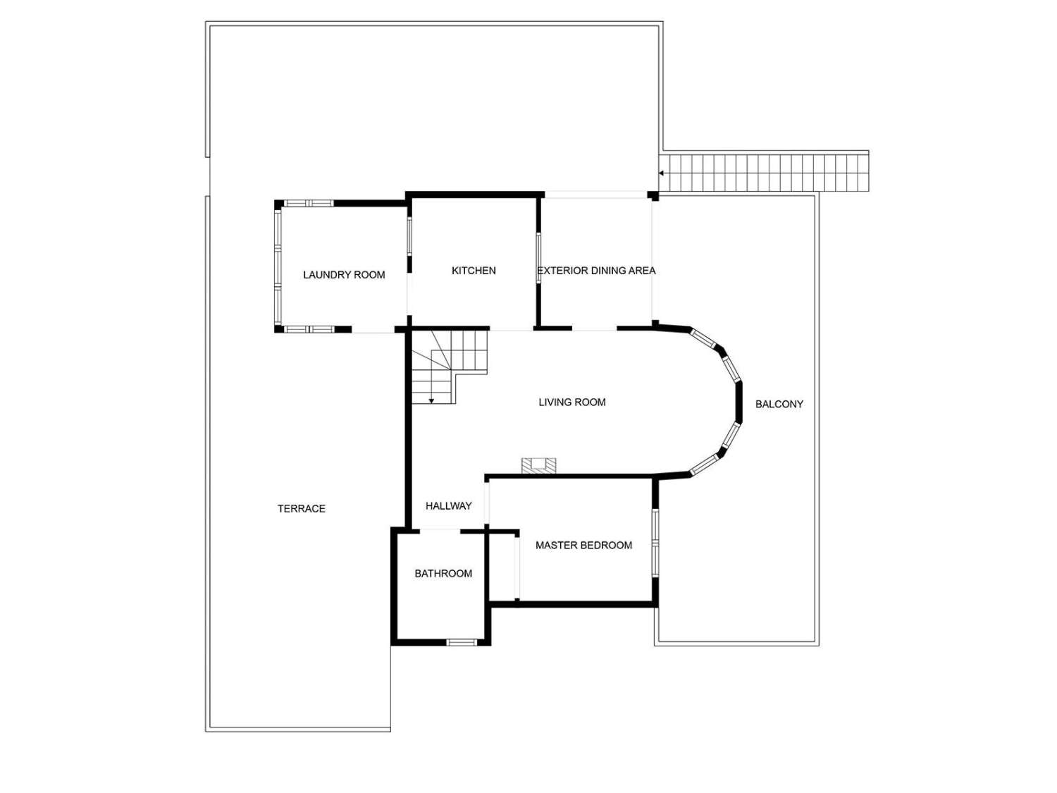 Exclusiva villa independiente de estilo mediterráneo con vistas al mar y piscina privada.