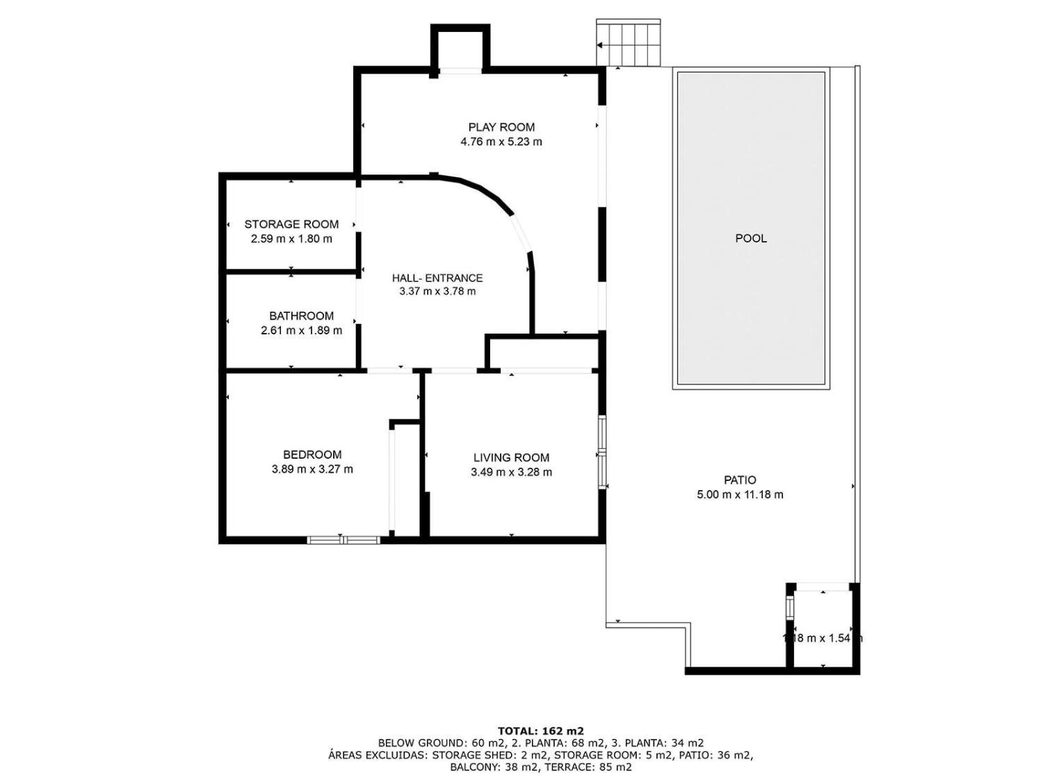 Exclusiva villa independiente de estilo mediterráneo con vistas al mar y piscina privada.