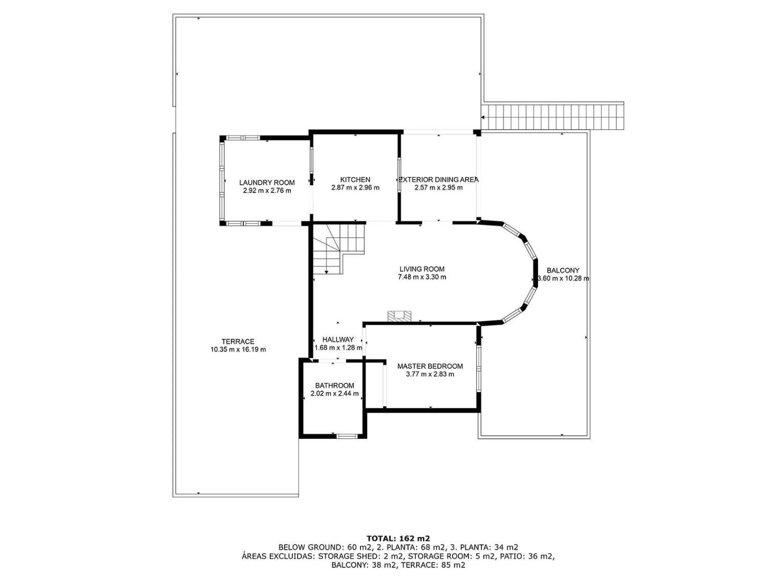 Exclusiva villa independiente de estilo mediterráneo con vistas al mar y piscina privada.