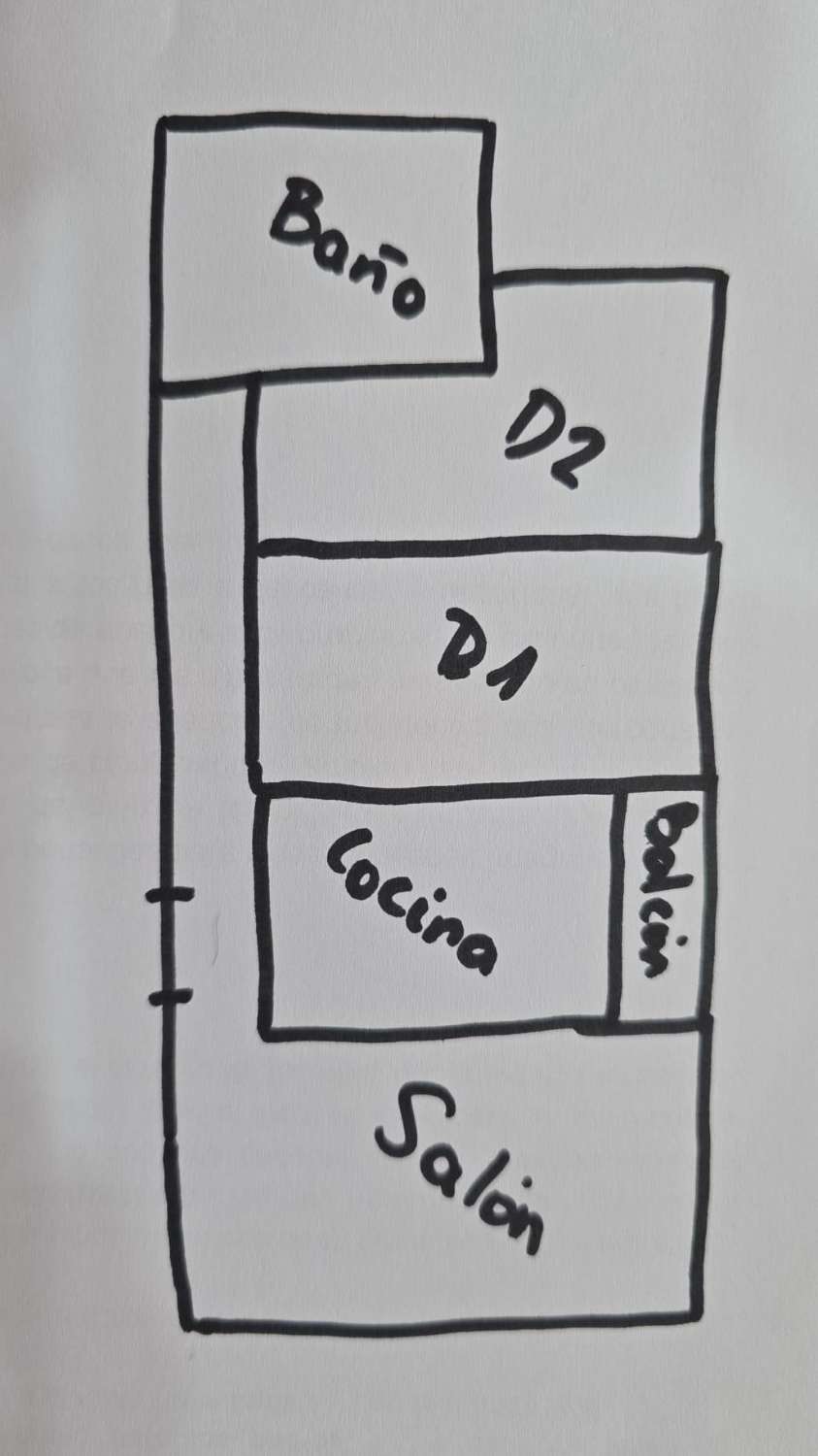 Lys leilighet med 2 soverom bare noen skritt fra sentrum