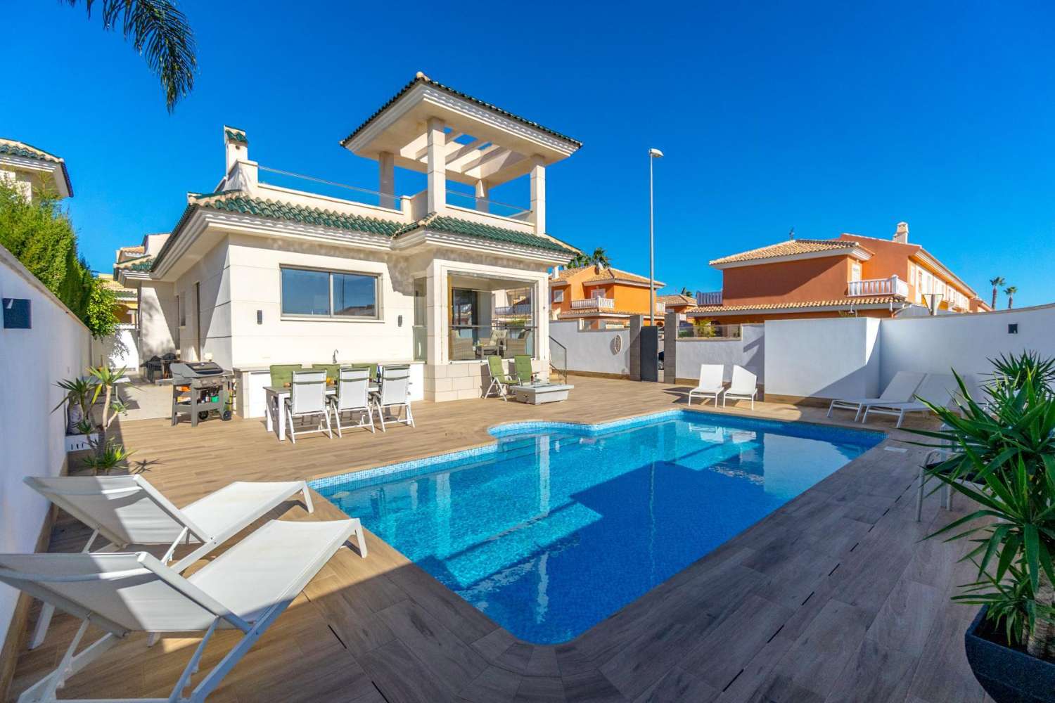 Lo Marabú, Villa Méditerranéenne Moderne avec Grande Parcelle et Piscine Privée ( Ciudad Quesada )