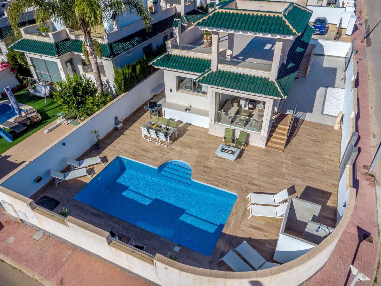 Lo Marabú, Villa Méditerranéenne Moderne avec Grande Parcelle et Piscine Privée ( Ciudad Quesada )