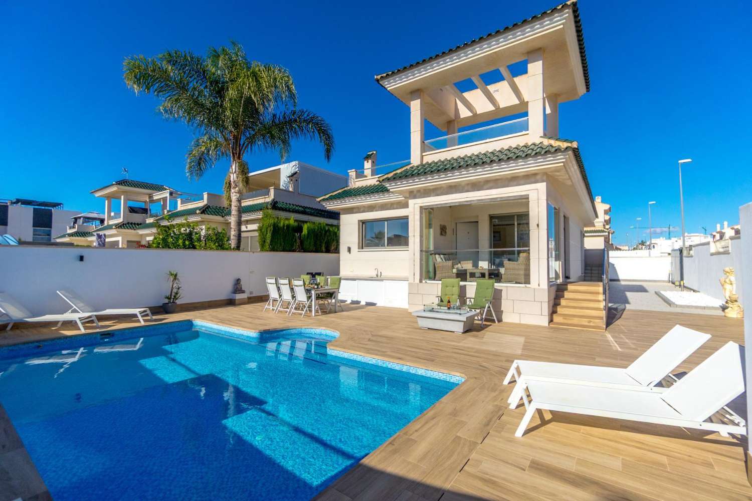 Lo Marabú, Villa Méditerranéenne Moderne avec Grande Parcelle et Piscine Privée ( Ciudad Quesada )