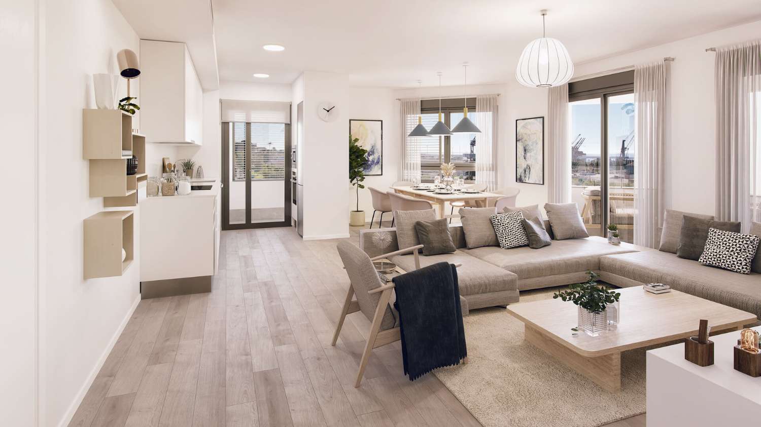 Новий житловий будинок з видом на море в Аліканте