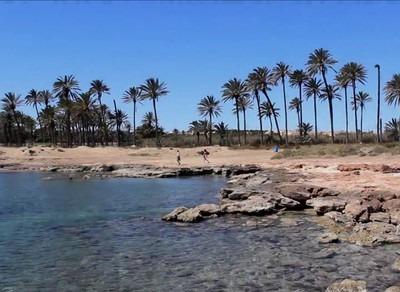Atico, gran solárium con magnificas vistas al mar, 2 dormitorios, 2 cuartos de baño, plaza de garaje, piscina, a unos 200 m del mar en La Veleta
